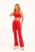 CONJUNTO FRENTE UNICA + LEGGING FLARE RED