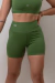 BERMUDA FITNESS FORRO - VERDE