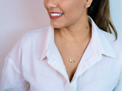 Colar Veneziana 3 Corações - 45cm - You Semijoias