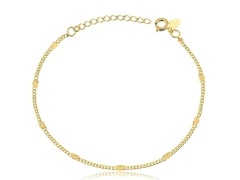 Pulseira Coração Chapeado