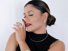 Brinco Argola Quadrada - loja online