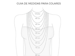 Colar Elos Retangulares Alongada 60cm - You Semijoias