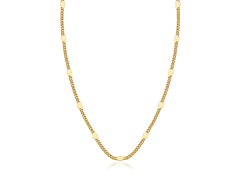 Choker Grumet de Corações Chapeados - 35cm