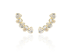 Brinco Ear Cuff Celestial Zircônia