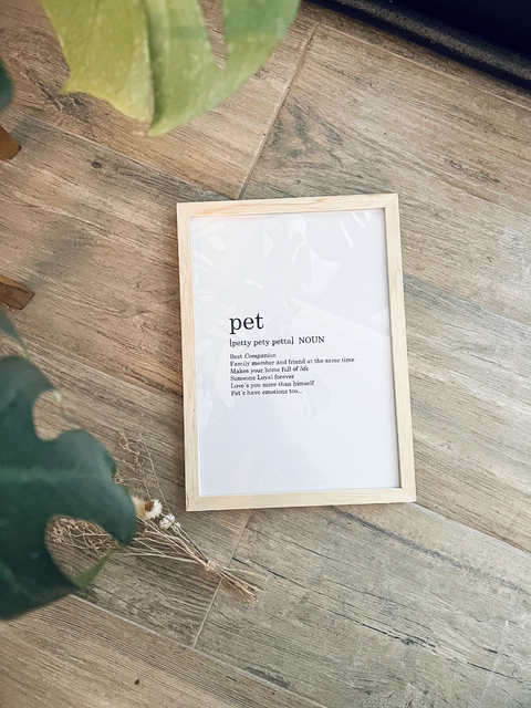 Cuadro Pet Home Deco - comprar online