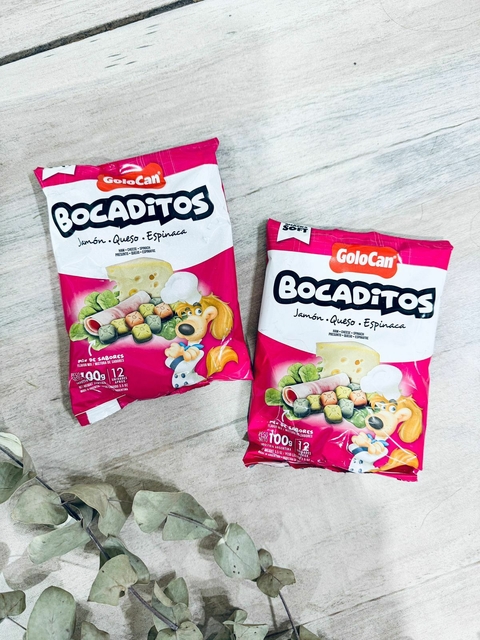 Bocaditos Golocan Snack Jamon, Queso & Espinaca