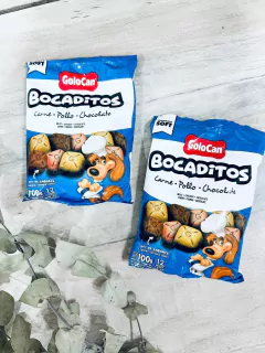 Bocaditos Golocan Snack Carne, Pollo & Chocolate