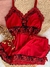 BABY DOLL LUXO COM BORDADO E ABERTURA NAS COSTAS