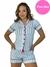 PIJAMA AMERICANO FLUITY ESTAMPA LISTRAS PLUS SIZE - comprar online