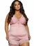 BABY DOLL PLUS SIZE EM LIGANETE E RENDA - Lolita Confort Lingerie Moda íntima Feminina