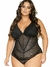 BODY PLUS SIZE SEM BOJO COM ARO EM RENDA