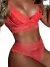 LINGERIE CORAL EM RENDA COM ARO SEM BOJO na internet