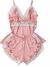 BABY DOLL ROSA ROMANCE COM BRANCO