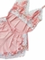 BABY DOLL ROSA ROMANCE COM BRANCO - comprar online