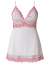 CAMISOLA BRANCA RENDA PINK SEM BOJO COM FIO