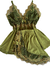 Imagem do BABY DOLL LUXO FLORESTA COM DOURADO