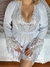 KIT COMPLETO ROBE CAMISOLA CALCINHA LINHAS DOURADAS - loja online