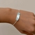 Pulseira olhar personalizada em prata - loja online