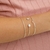 Bracelete em V em prata 925 na internet