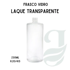 FRASCO VD 230ml R.20/415 LAQUE TRANSP