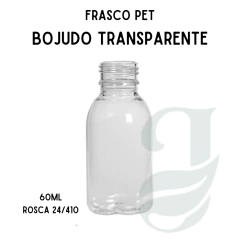 FRASCO PET 60ml R.24/410 BOJUDO TRANSP