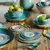 Prato de Pao Azul - Blushing Birds - Pip Studio - OLIVE HOME Curadoria