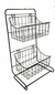 Suporte Aramado Vertical com Cestinhas Utilitárias - comprar online
