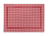 Lugar Americano Jacquard Xadrez - Vermelho - comprar online