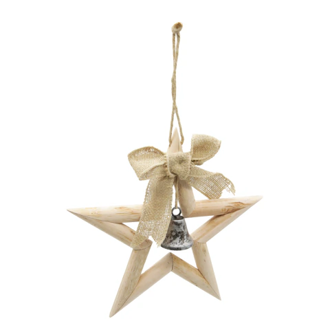 Pendente Estrela Madeira