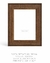 Porta-Retrato em Resina Aspecto Madeira Talhada - comprar online