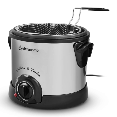 Freidora Eléctrica Ultracomb c/ Fondue FR-8300
