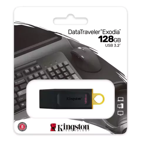Pendrive Kingston 128 GB DTX EXODIA USB 3.2
