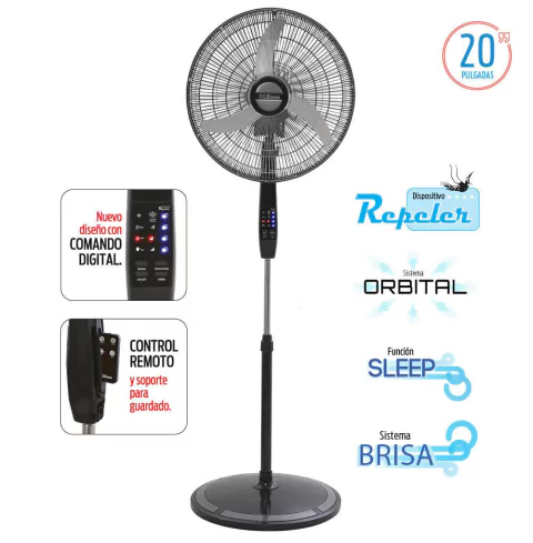 Ventilador de Pie Liliana 20" VPD20R