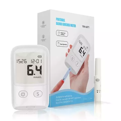 Medidor de Glucosa Portatil a Pilas BGM-T1