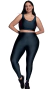 Conjunto Top e Legging Recortes Plus Size Selene Fitness - Fite Estilo