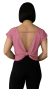 Imagem do Cropped Feminino Dryfit Costas Vazada Laço Moda Fitness