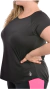Imagem do Camiseta Feminina Dry Fit Plus Size Selene Sport Treinos