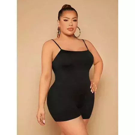 Macaquinho Feminino Plus Size Suplex Premium Moda Fitness