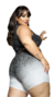 Top Poliamida Degradê Plus Size Fitness - loja online