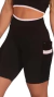 Short Meia Coxa Feminino Fitness com Bolso Lateral Tela na internet