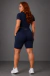 Bermuda Ciclista Plus Size Cós Alto Com Bolso Poliamida Fite - comprar online