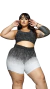 Top Poliamida Degradê Plus Size Fitness - Fite Estilo
