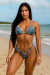 Biquini Feminino Cortininha Estampas Moda Praia Fitness