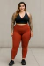 Legging Feminina Cintura Alta Plus Size Compressão Poliamida - comprar online