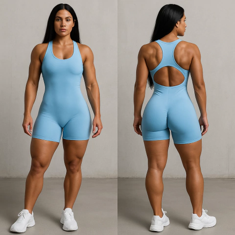 Macaquinho Sem Costura Empina o Bumbum Sport Moda Fitness - comprar online