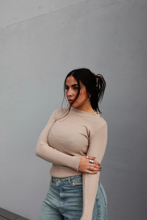 SWEATER MALVON BEIGE - comprar online