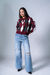 SWEATER RHOMB BORDO