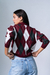 SWEATER RHOMB BORDO - EVA POLK