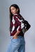 SWEATER RHOMB BORDO - tienda online