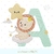 Letras Animaizinhos Baby (A) - Empório das Matrizes